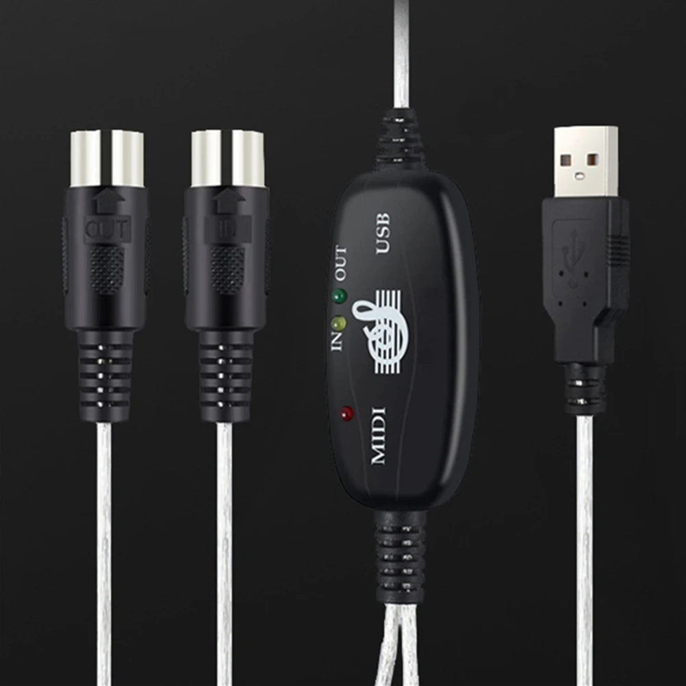 1pc Usb Adapterable Portable Practical Durable Connection Accessory Music Editing Cord Conversion Tool for