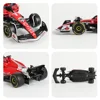 Bburago 1:43 Ferrari 2023 SF23 Las Vegas #16 #55 F1 Racing Formula Car Static Simulation Diecast Alloy Model Car 6