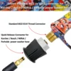 Pressure Washer Water Gun Kit for Car Cleaning Hose Connector For Karcher Nilfisk Parkside Bosch Quick Connector Nozzles 5