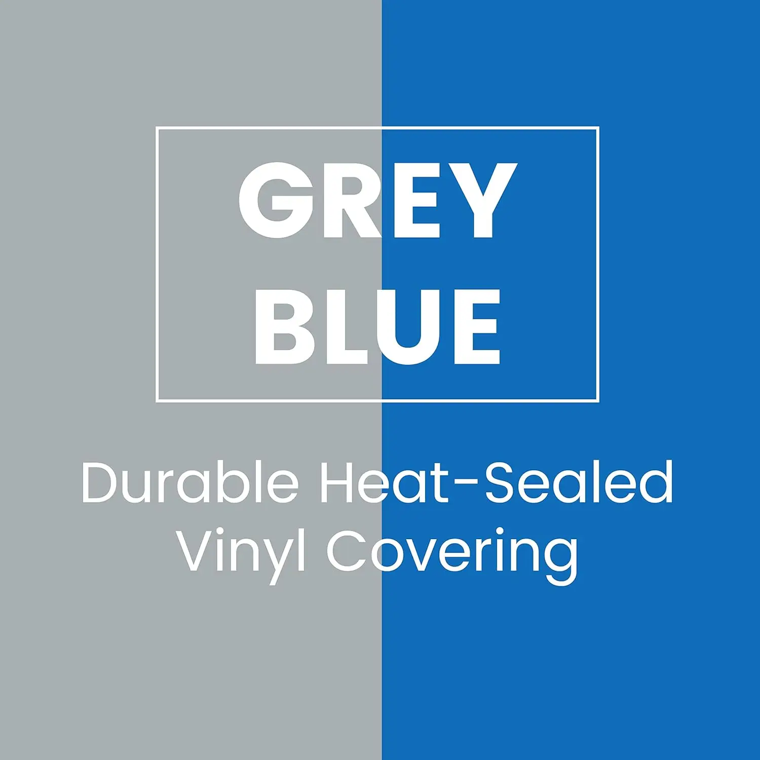 Everyday Folding Rest Mat, 4-Section, 1in, Sleeping Pad, Blue/Grey, 5-Pack