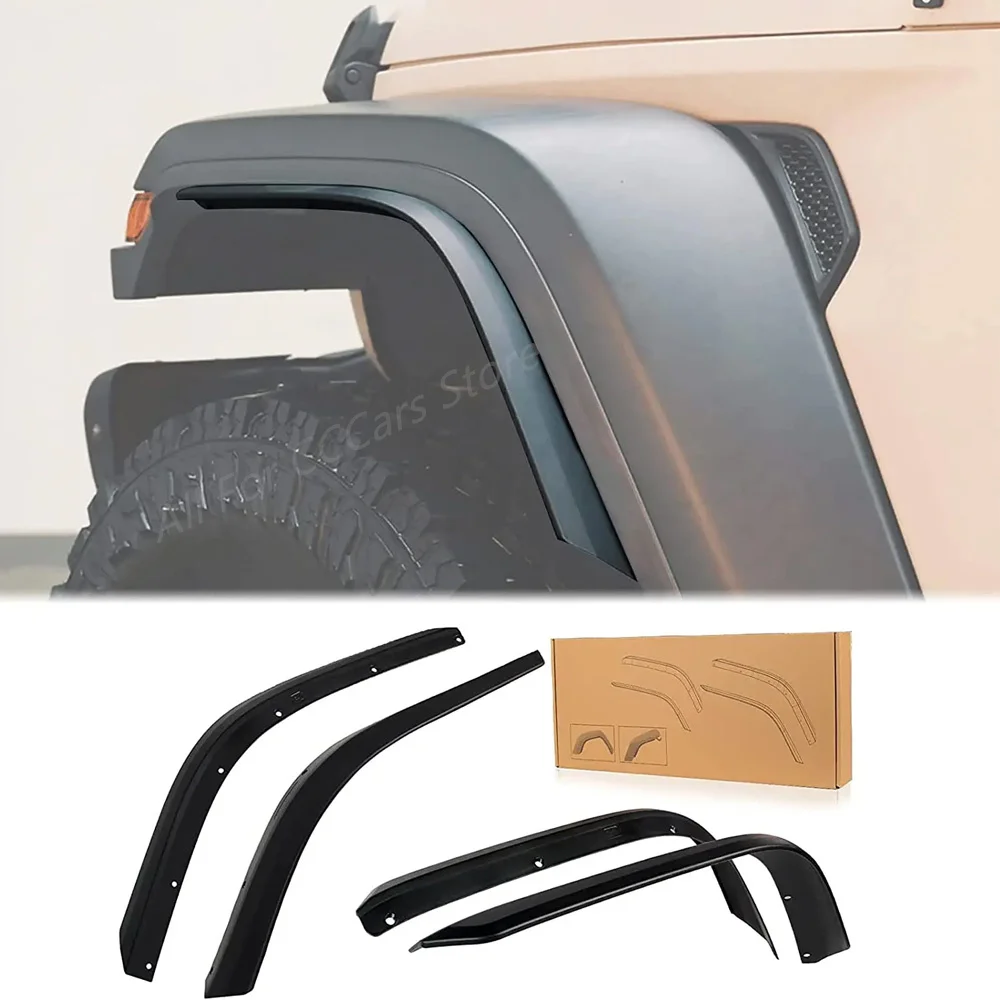 

Fender Flare Widen Trim Mudflaps Wheel Eyebrow Wider Extension Strip For Jeep Wrangler JL 2018-2023