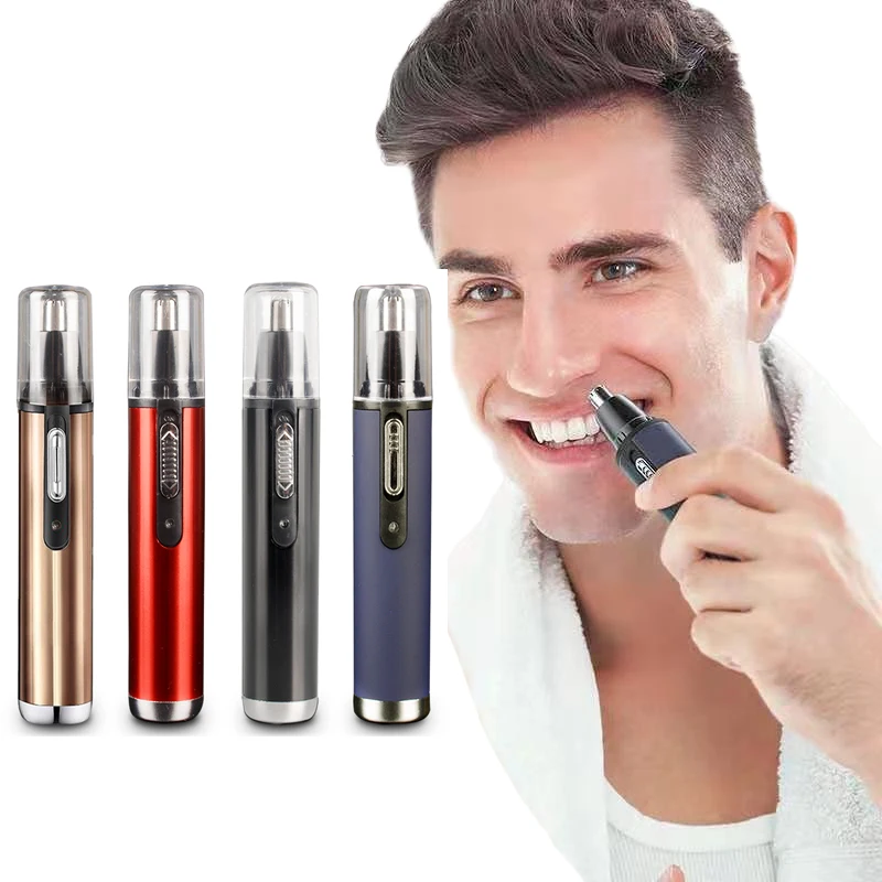 Electric Men's nose hair trimmer Electric shaver eyebrow trimmer sideburns Charging  nose hair trimmer Women Epilator shaver USB electric nose hair trimmer for men and women nostril shaver usb charging nose hair trimmer cleaner
