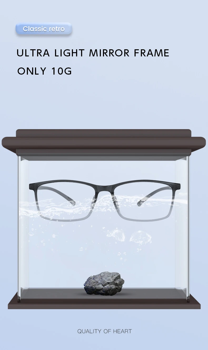 ENTITY Ultraleichter, modischer, flexibler TR90-Rahmen, einfacher quadratischer Rahmen, optisch, anpassbar, verschreibungspflichtige Anti-Blaulicht-Brille – Detail 14