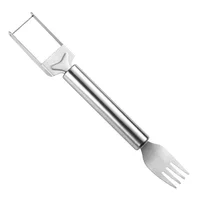 Stainless Steel Watermelon Cutting Tool Functional Watermelon Fork Slicer Slicing Tool for Melons Fruit Fork Kitchen Gadgets 6