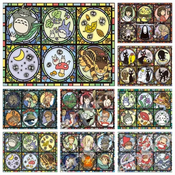 Peinture diamant chat japonais Anime 5D, Kit d'impression de motifs artistiques, bricolage, toile de puzzle, couture mosaïque, décoration de la maison 1