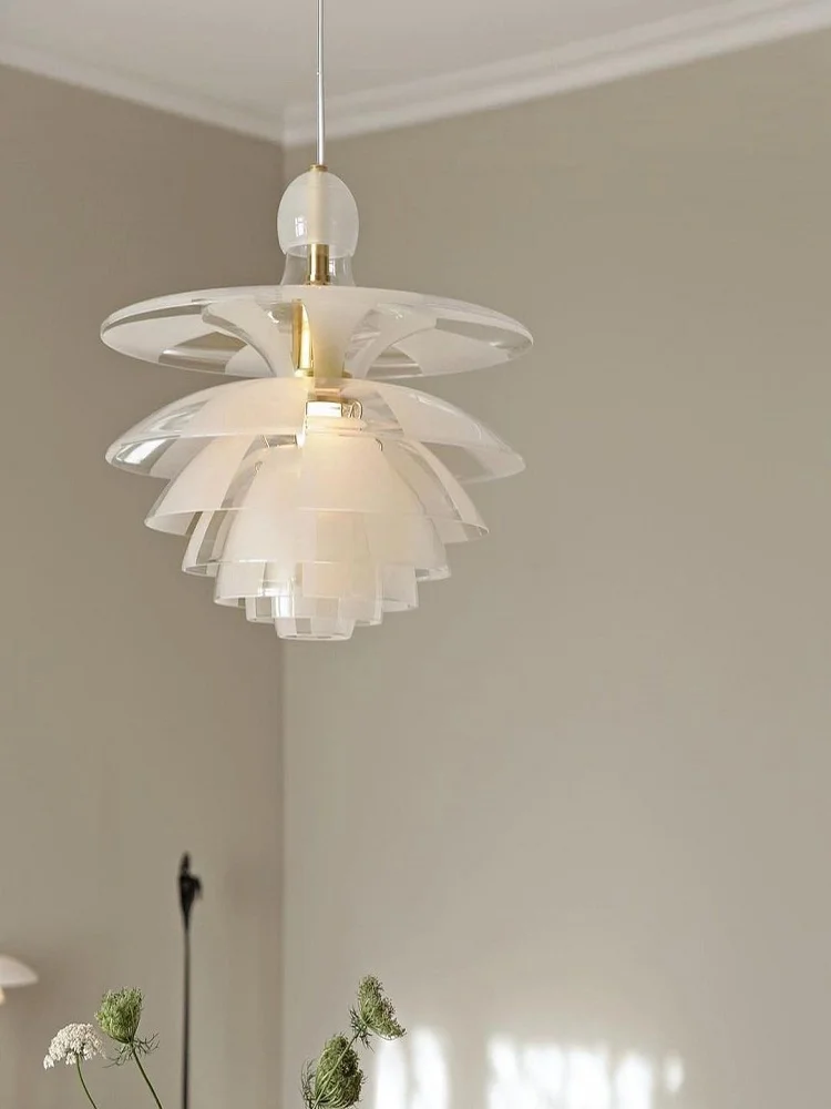 

Простая Скандинавская люстра из Дании для спальни, столовой, креативный дизайн, остров, стол, люстра из медного соснового стекла