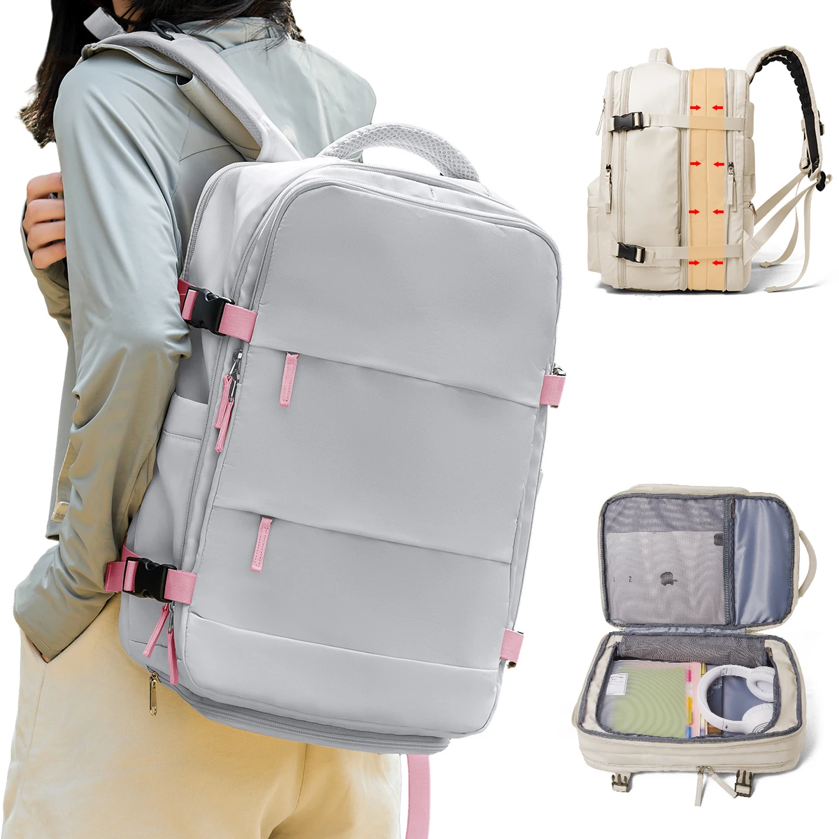 High-Quality-Travel-Backpack-for-Women-Carry-On-Backpack-Airline ...
