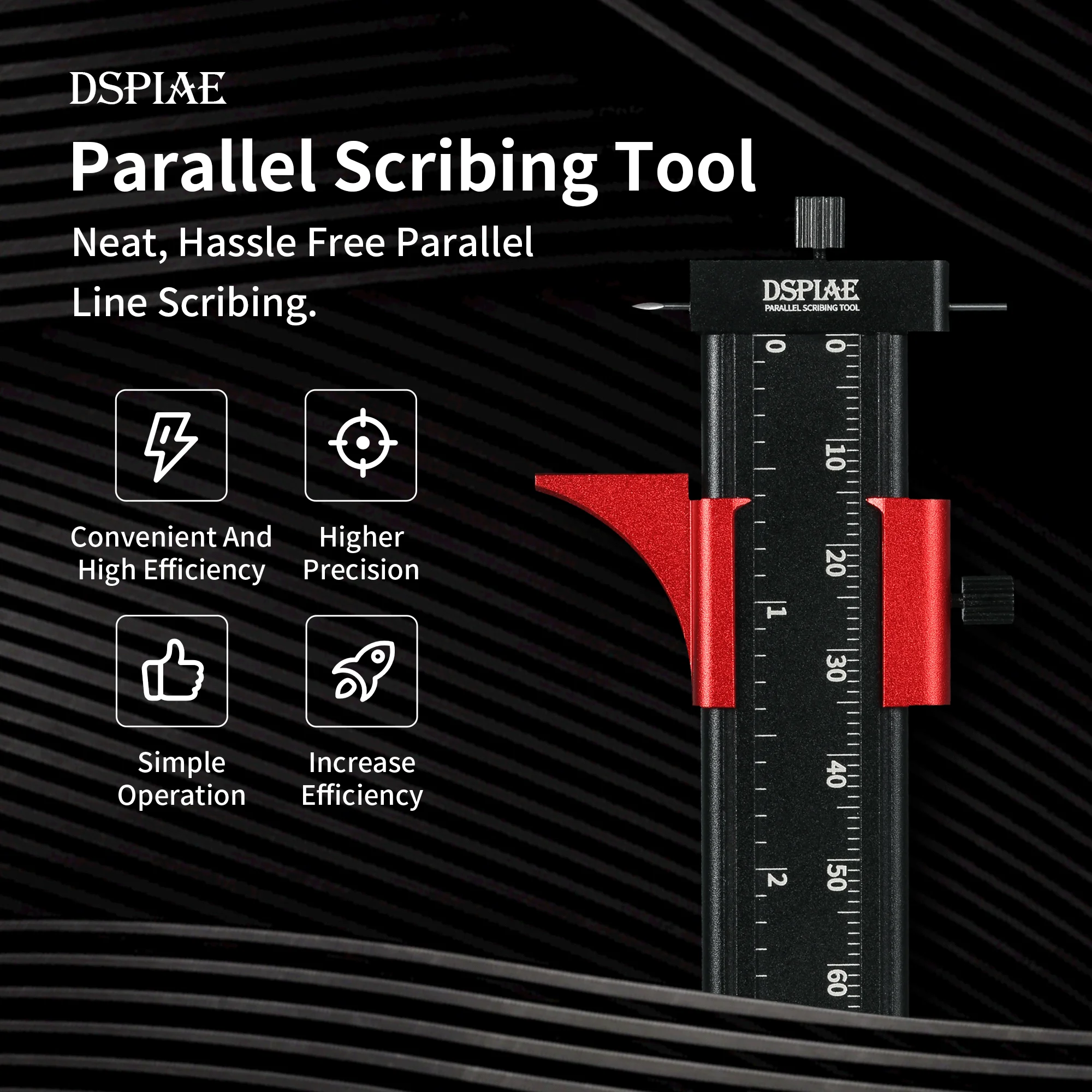 Dspiae Lsometric Line Cutting Ruler Strumenti Di Ritocco Per Modelli Mecha