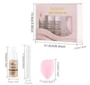 Concealer foundation set, natural and clear, brighten skin tone, moisturize skin, beauty makeup makeup set, long lasting conceal 4