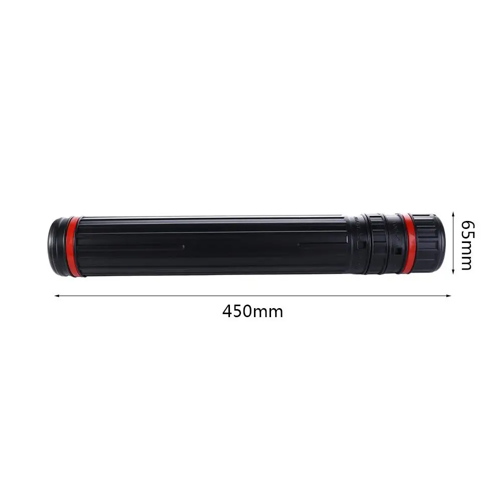 Document Storage Tube Flexible Plastic Telescopic Document Painting Paper Storage Tube Box