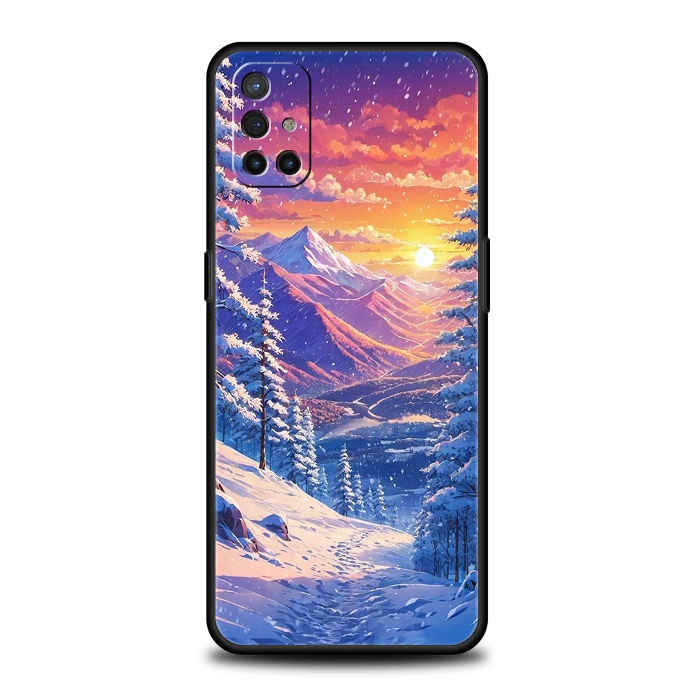 Winter Light Snow Landscape Phone Case Cover