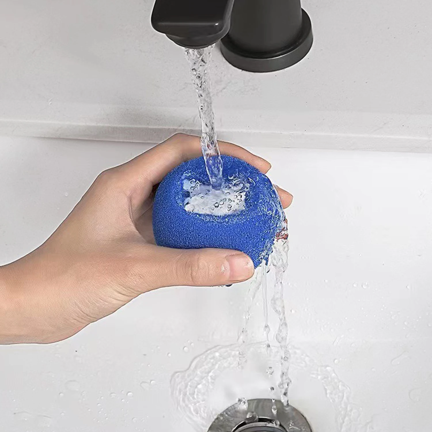Washing Machine Sponge Cleaning Ball Lint Removal Laundry Anti-tangling Sponge Washing Ball Stain Removal Laundry