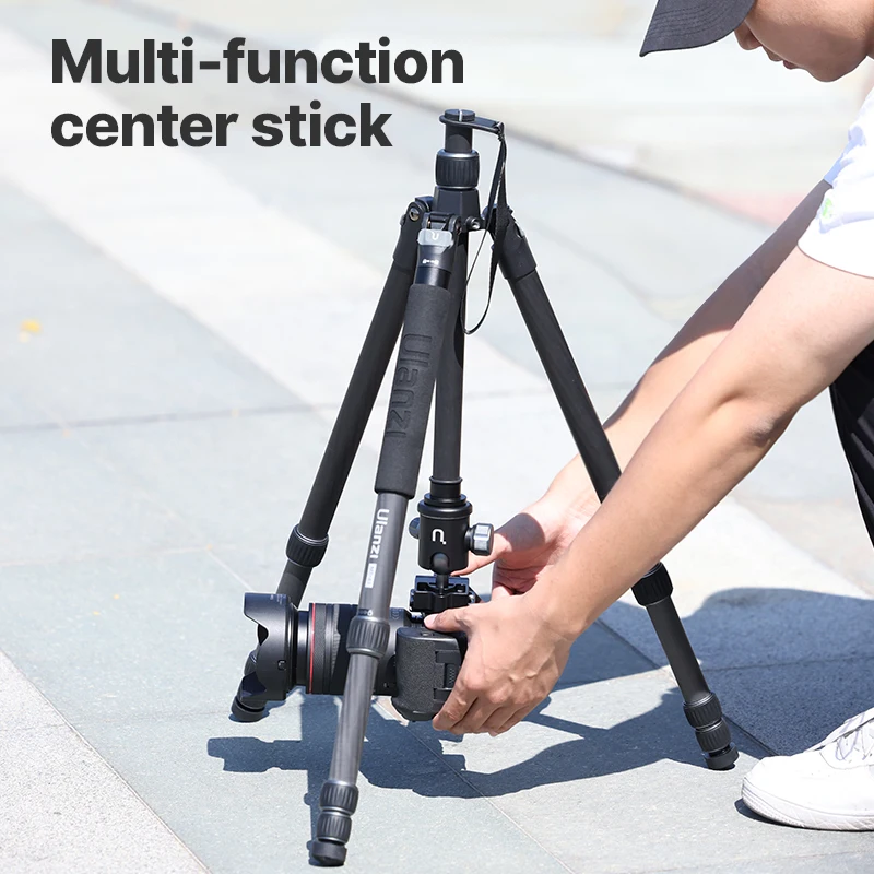 カーボンファイバー製トラベル三脚Ulanzi-MT-61 ° ヘッド、一脚