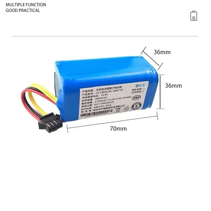 Parte da Bateria 14.4v 2800mah Novo T4sip-c T-4s1p-c20 4inr19 66