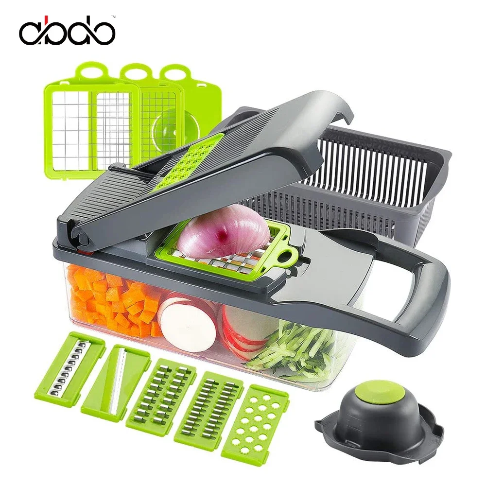 

Onion Slicer Fruit Cutter Potato Cheese Grater for Vegetables Carrot Garlic Crusher Chopper Shredder Cabbage Kitchen Accessories