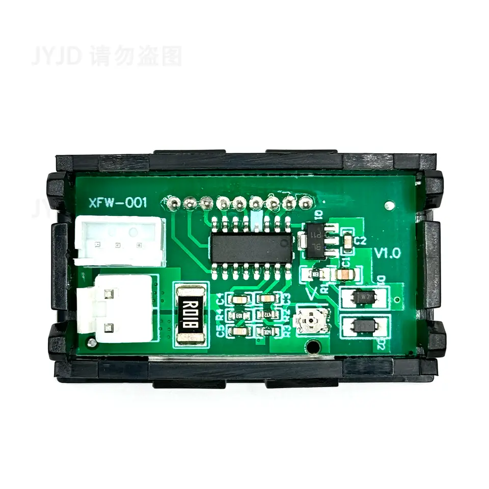 DC 0-100V 10A Digital Voltmeter Ammeter Dual Display Voltage Detector Current Meter Panel Amp Volt Gauge 0.28" Red Blue LED image 5