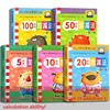 54 Pages Children Addition and Subtraction Book Learning Mathematics Textbook Handwritten Arithmetic Exercise Books for Kid 2-5 6