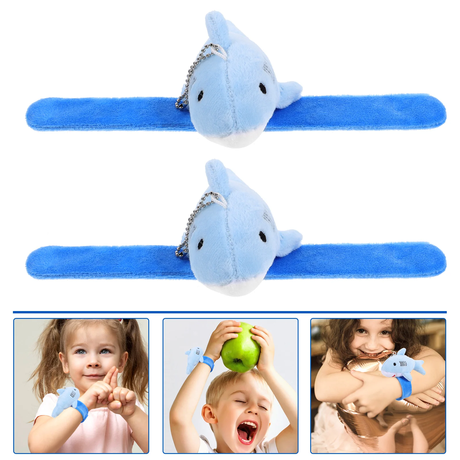 

2 шт., браслеты в виде акулы