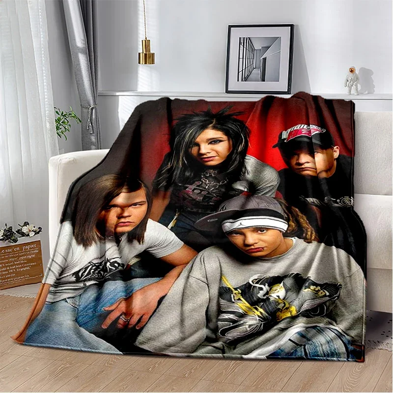 Tokio Hotel Rock Band Tom Bill Kaulitz 29 Style New Blanket,Soft Throw Blanket for Home Bedroom Bed Sofa Cover Kids Gift Cover 2