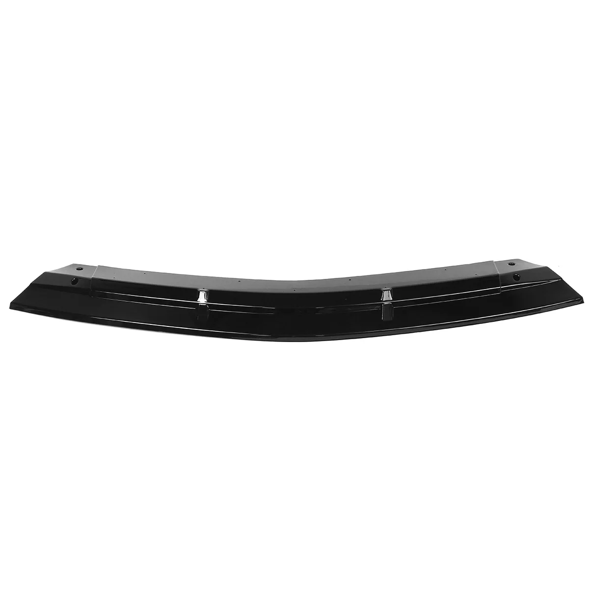 Glossy Black Front Bumper Protector Lip Spoiler Covers Trim