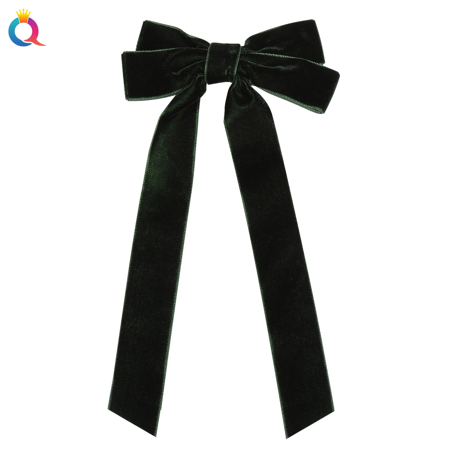 Trendy Samt Bogen Band Haarnadeln Frauen Kinder Mädchen Haar Clips Pin Barrettes Zubehör Haarspange Kopfschmuck Kopfbedeckung Ornament – Detail 15