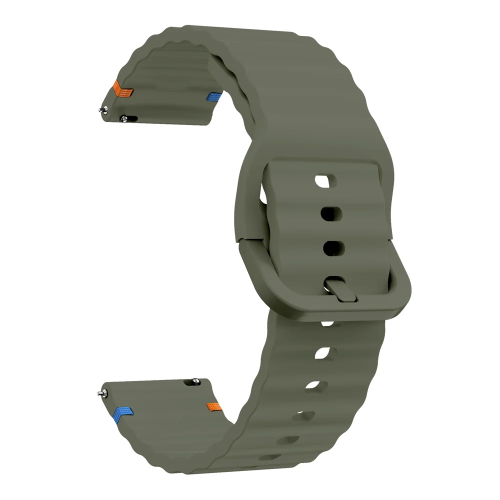 Wave Silicone Sports Wristband Strap - Premium Adjustable Fit, Multiple Size Options
