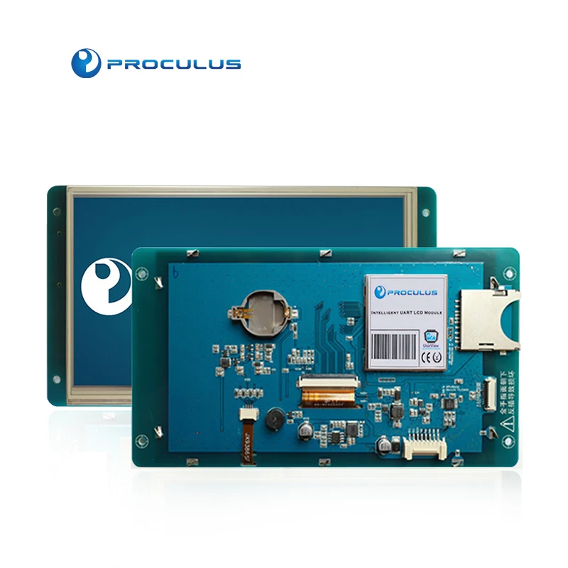 

Proculus 7 Inch uart Outdoor LCD Advertising module Resistive Touch Screen panel tft display Touch System for smart home