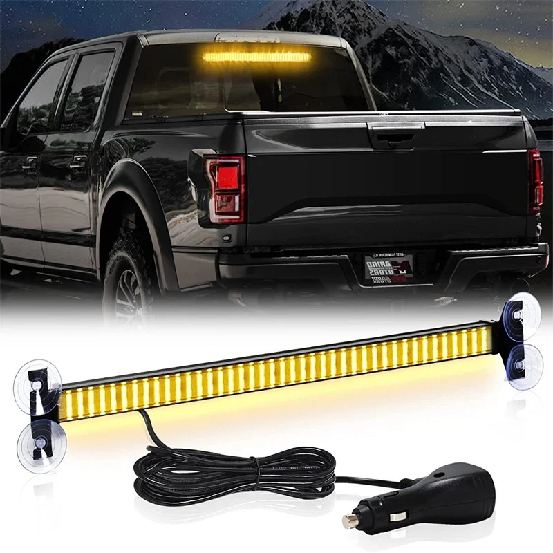 80 Led Strobe Police Lights for Car Windshield 80 Led Warning Light strobe Car Truck auto flasher Fireman Beacon Light