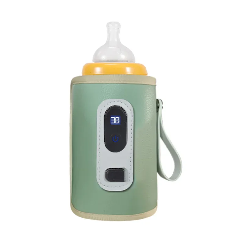 Bottle Warmer Milk Bottle Heater Portable Baby Milk Warmer Digital Display USB Universal Heater