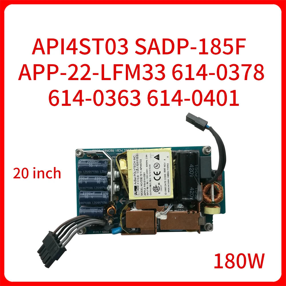 

Original 180W API4ST03 SADP-185F APP-22-LFM33 614-0378 614-0363 614-0401 for 20inch Power Board Fire Bull 20" Power Supply