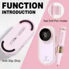 YOKEFELLOW 40000RPM Rechargeable Nail Drill Machine With HD Display Upgrade Electric Nail File With Cutter Nail Art Salon Tools 3
