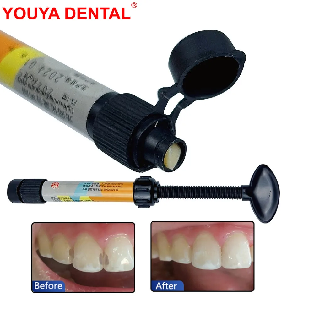 

1pcs 2.5g Light Curing Composite Resin Materials For Fillings And Restorations Universal Dentistry Denfil Syringe A1 A2 A3 Shade