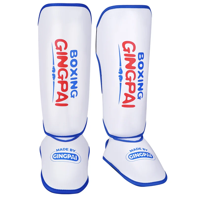 Child Boxing MMA Muay Thai Shin Guards Kids Kickboxing Martial Arts Fight Training Leg Protector Protective Equipment 1 Pair