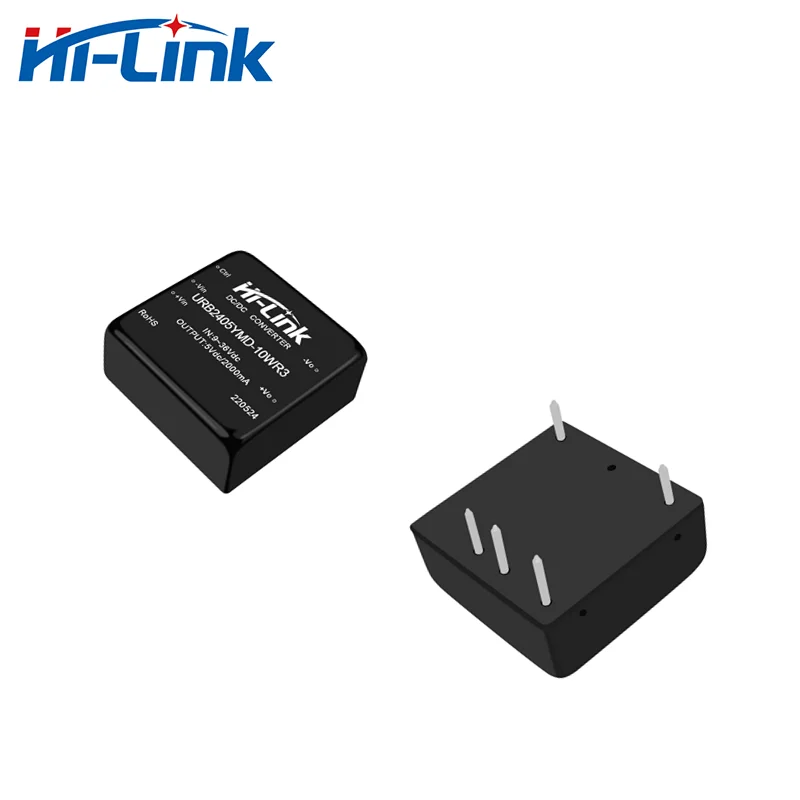 

5pcs/lot Hi-Link Original 10W URB2405YMD-10WR3（HLK-10D2405) 24V to 5V 2A DC to DC Step Down Converter/Power Module 9-36V Input