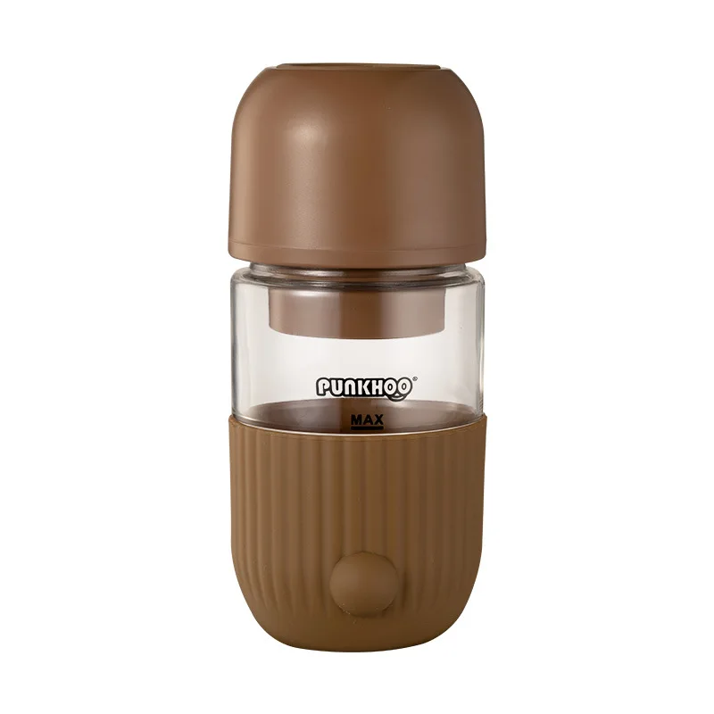 Automatic grinding integrated coffee maker USB portable multi-functional home office business trip beans small mini