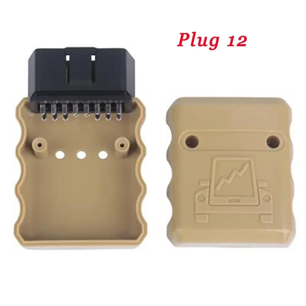In Stock 10 Type J1962 OBD2 16pin Male Connector Car OBD Shell Plug + Housing +SR+ Screws OBD2 Diagnostic Interface Socket