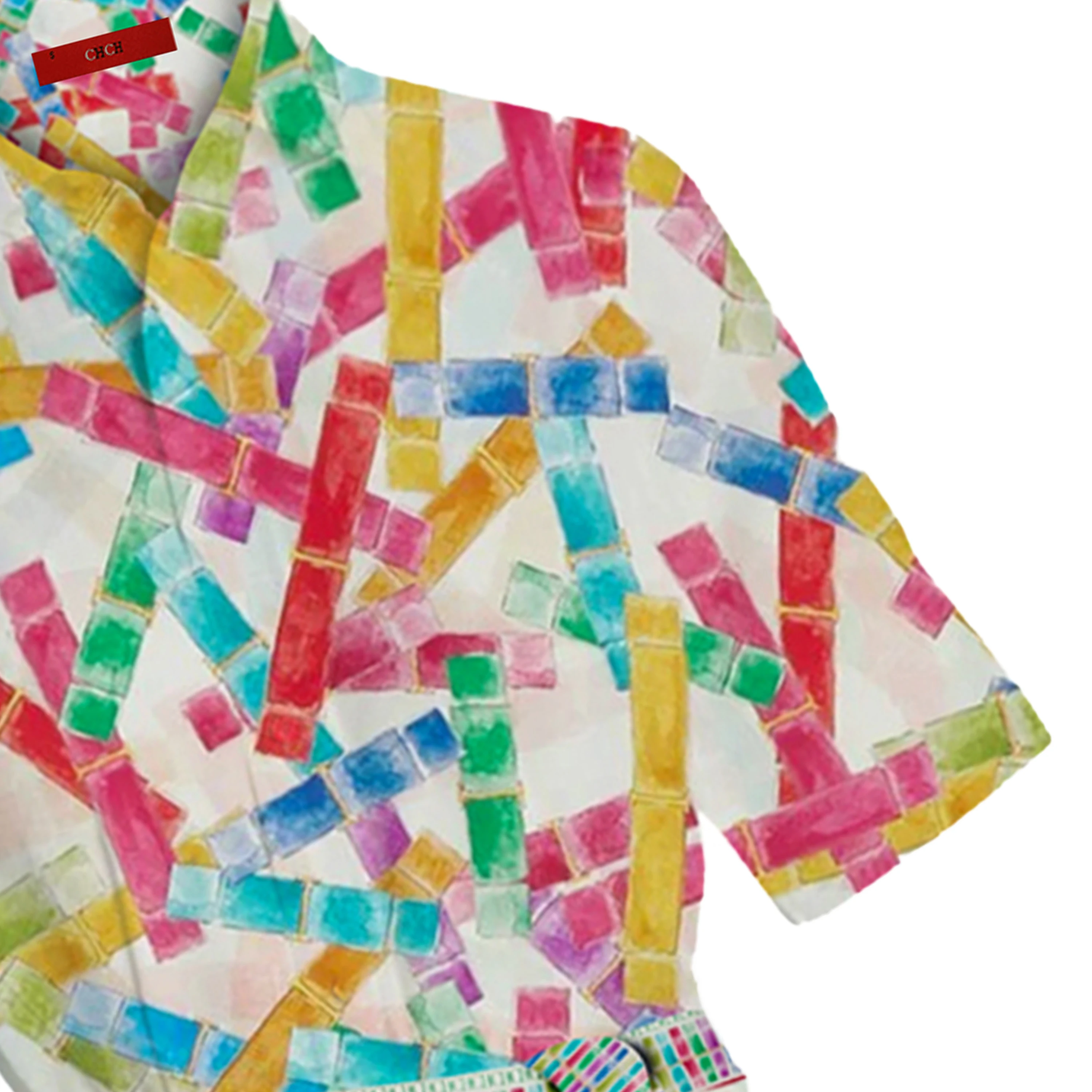 فستان CHCH الصيفي الأنيق المطبوع للسيدات، يتميز بت...