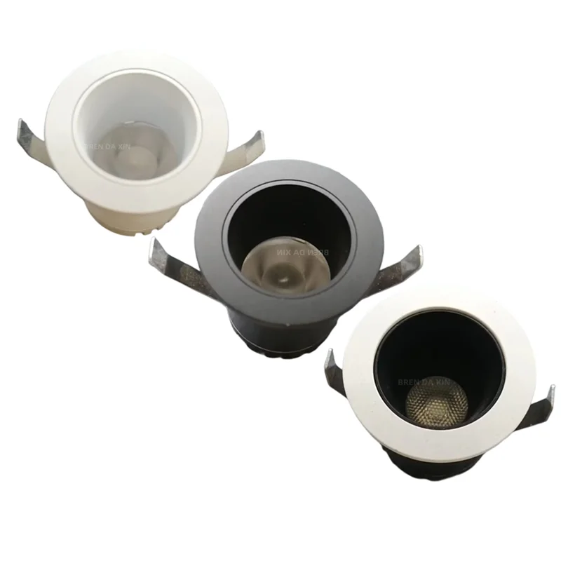 Mini dimmable anti-glare LED downlight Spotlight 3W5W7W10W12W15W Embedded COB ceiling lamp Kitchen lighting bulb