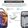 S-SonicS Insulated Lunch Bags Storage Food BoxThe Hed gehog Portable Shadows Thermal Cooler Bento Box For School Office 6