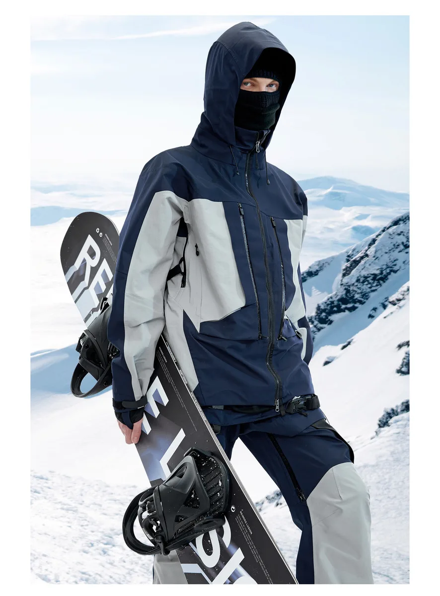 Reindee Lusion 22FW Functional outdoor waterproof ski jumpsuit 3L composite fabric fidlock buckles techwear gorpcore
