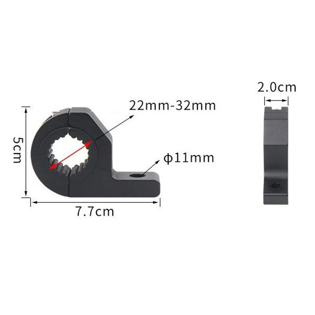 오토바이 LED 헤드라이트 스포트라이트 마운트 브래킷 22mm-32mm 조정 가능한 범퍼 외부 램프 홀더 오토바이 액세서리