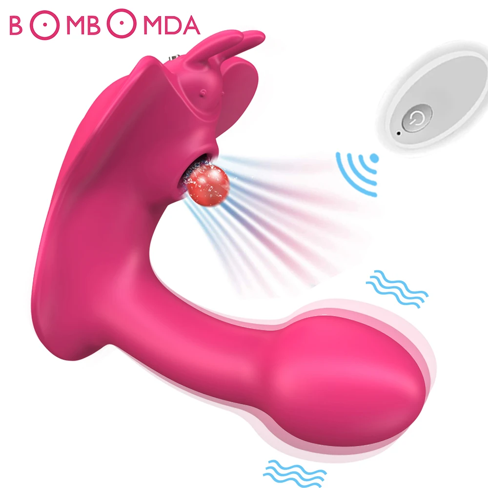 Vibratore aspirante indossabile e mutandine vibranti donna_voghion.com