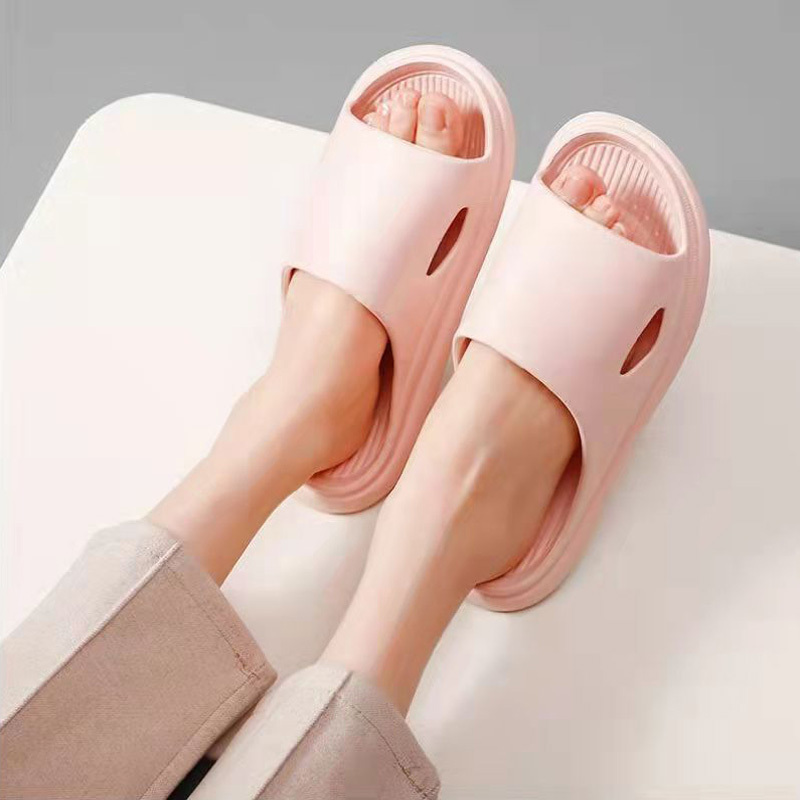 Fashion Women Slippers Summer Flat Lightweight EVA Home Bathroom Slippers Comfort Massage Couples Indoor Slides Shower Shoes