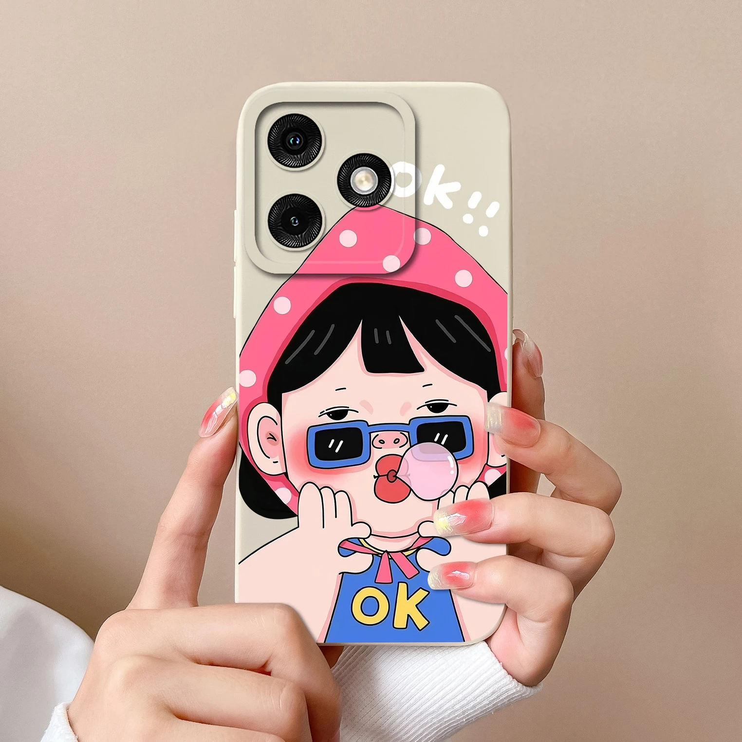 Soft Liquid Silicone Shockproof Back Cover - High Quality Lightweight Bumper Case, Various Styles Available