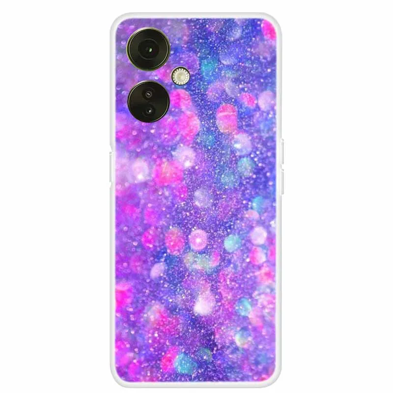 Clear TPU Soft Silicone Phone Case with Adorable Cats Design for OnePlus Nord CE 3 Lite 5G