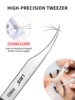 Grafting Eyelash Tweezers Beauty Eyelash ProfessionalWith High Precision Clip Kind Of Universal Eyelash Clip Dolphin Clip Flowe 4