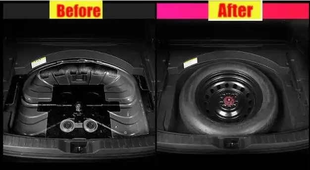 Spare Tire Box Sound Insulation Cotton Trunk Heat Insulation Foam Flame Noise Reduction For Toyota RAV4 5th Soundproofing Cotton Heat Insulation Mat Sound Insulation Cotton Soundproofing Foam Sound Absorbing Foam