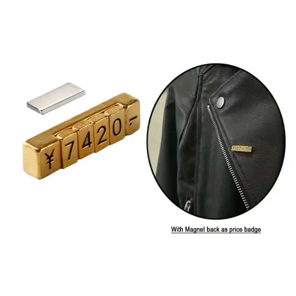 Kleine Preisschilder für den Einzelhandel mit magnetischem Design für Thekenschilder – Befestigungsblock für Schränke/Kleidung – Detail 1