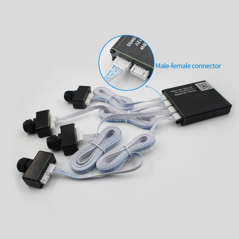 12V Car Starry Sky Ceiling Starry App Bluetooth Car Control Branch Ultra-Thin Head Skylight Atmosphere Rgbw Colorful Fiber Optic Light Source Sky Lamp