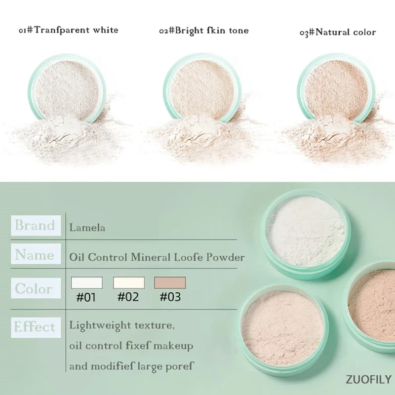 Makeup Loose Powder for Face Finishing Oil-control Waterproof Matte Setting setting powder,loose powder,face powder